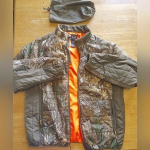RealTree Xtra Mossy Oak Puffer Jacket Men's XL